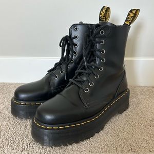 Dr. Martens Jadon Smooth Leather Platform Combat Boots